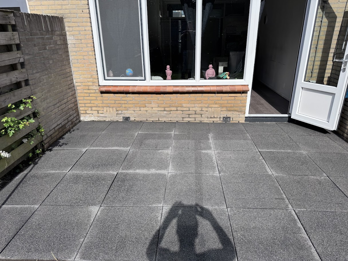 Schoongemaakt terras door BuitenFIX in Hardenberg